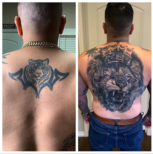 Explore genesis tattoo ideas, creative tattoo ideas in San Antonio, available at Firme Copias Tattoo Studio