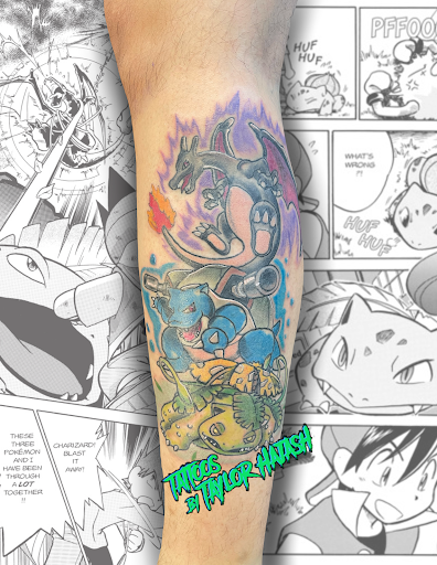 Explore ezra tattoo ideas, creative tattoo ideas in Palm Harbor, available at Angry Owl Tattoo and Piercing