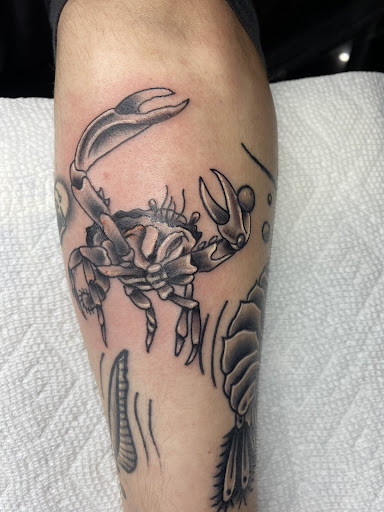 Explore tattoo behind ear ideas, creative tattoo ideas in Webster, available at Mainline Ink