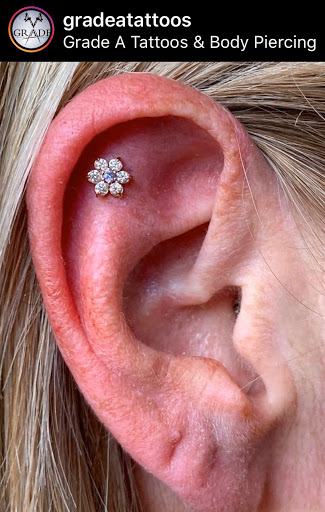 Explore geisha tattoo ideas, creative tattoo ideas in Fort Wayne, available at Grade A Tattoos and Body Piercing