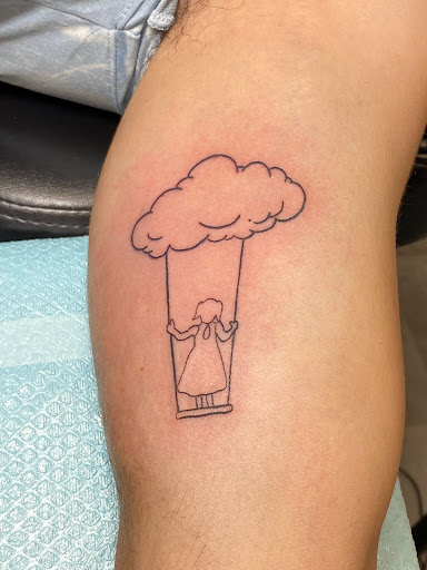 Explore mamma mia tattoo ideas, creative tattoo ideas in Marietta, available at Sink or Swim Studio and Gallery