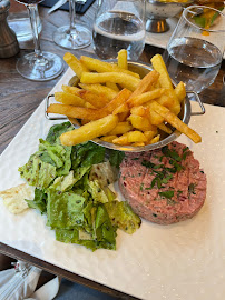 Steak tartare du Restaurant français CHEZ TONY bistrot français PARIS 16 La Muette - n°5