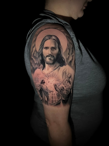 Explore sleeve filler tattoo ideas, creative tattoo ideas in Silver City, available at Independent Ink Tattoo