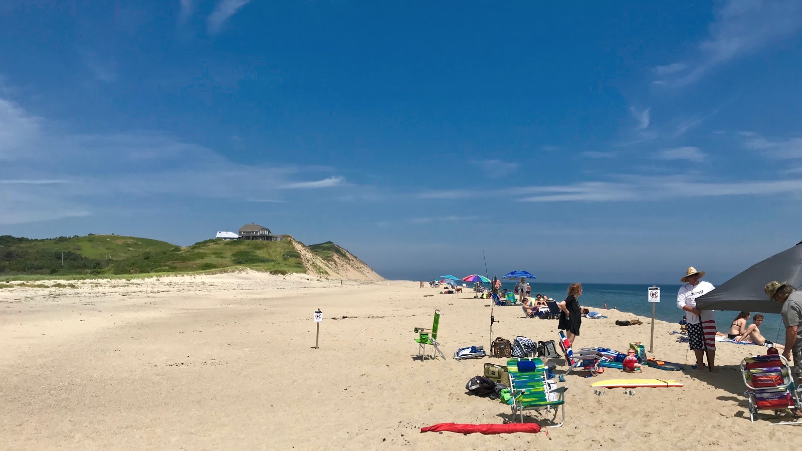 Photo of Ballston beach with bright fine sand surface