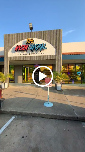 Explore st michael tattoo ideas, creative tattoo ideas in Houston, available at The Neon Jackal Tattoo