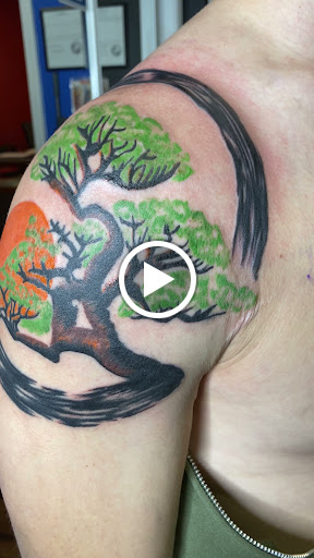 Explore handprint tattoo ideas, creative tattoo ideas in Indianapolis, available at A-1 Art Tattoos LLC