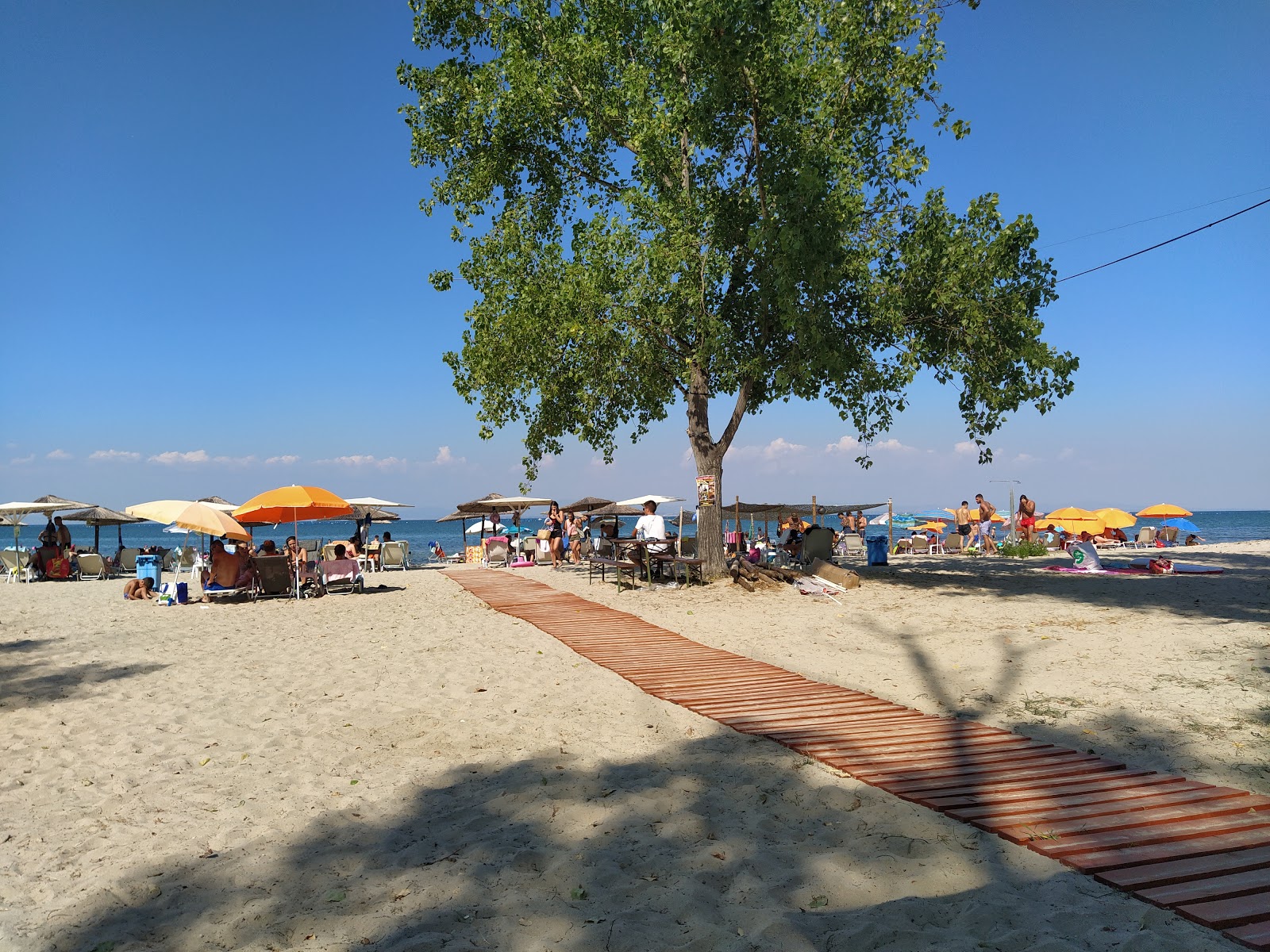 Photo of Alyki beach amenities area