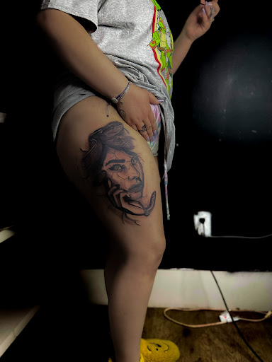 Explore just keep swimming tattoo ideas, creative tattoo ideas in Spirit Lake, available at Castaway tattoo
