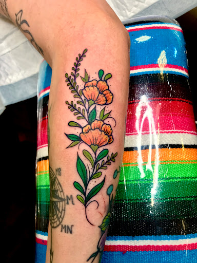 Explore neck word tattoo ideas, creative tattoo ideas in Modesto, available at Inkwell Tattoo