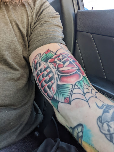 Explore saw movie tattoo ideas, creative tattoo ideas in Houston, available at Rose & Dagger Tattoo