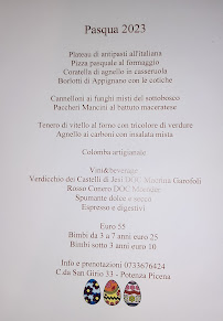 Menu du Ristorante La Cipolla D'Oro à Potenza Picena