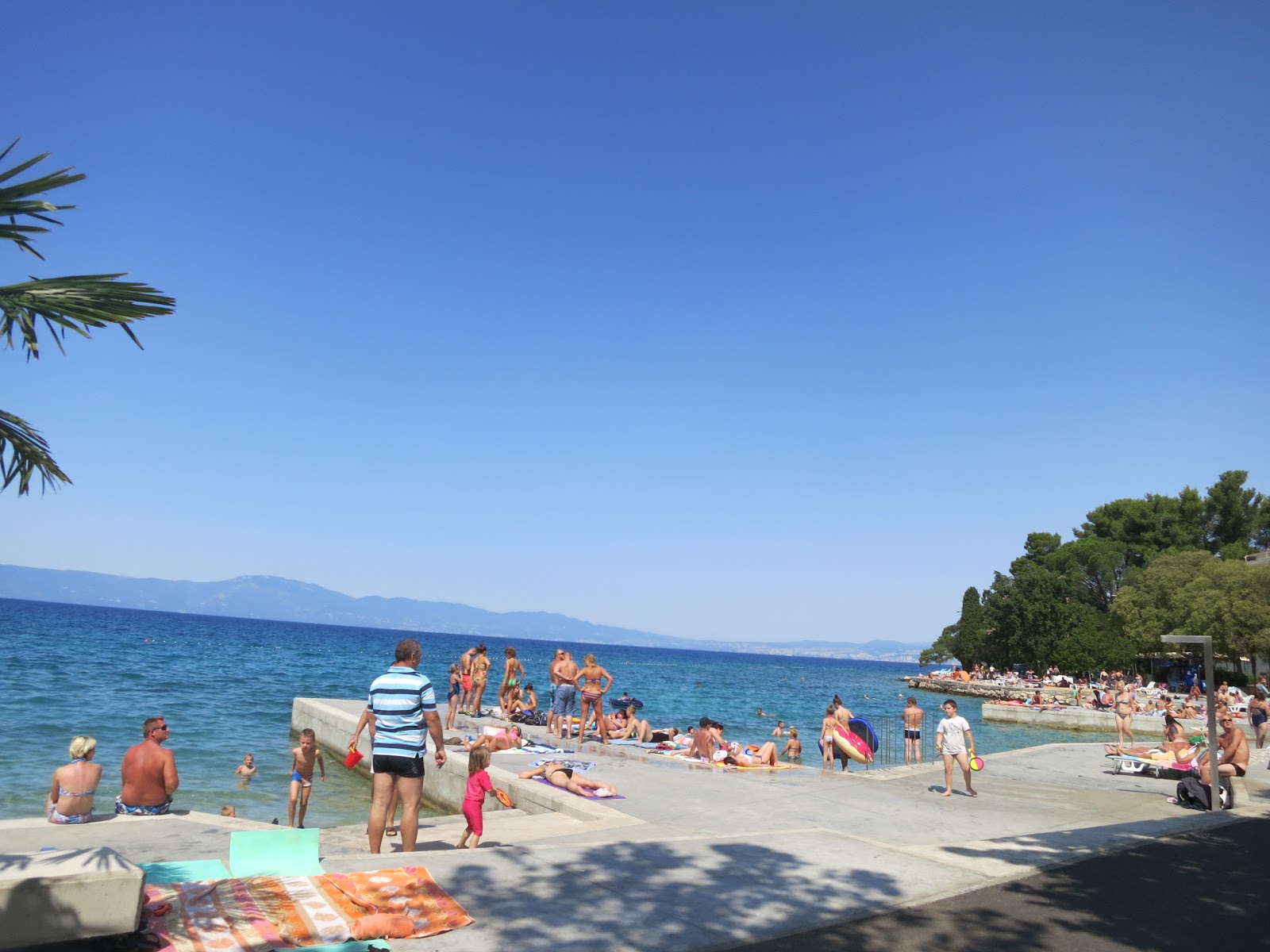 Fotografija Malinska beach udobje območja