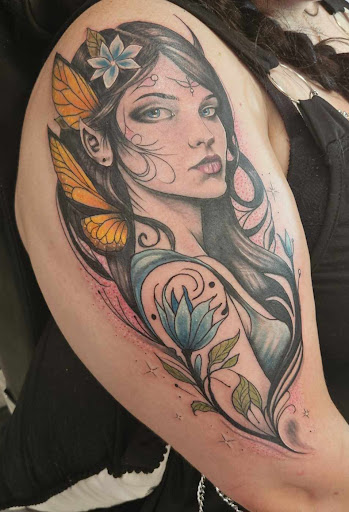 Explore flower tattoo cover up ideas, creative tattoo ideas in Redding, available at Dominant Ink