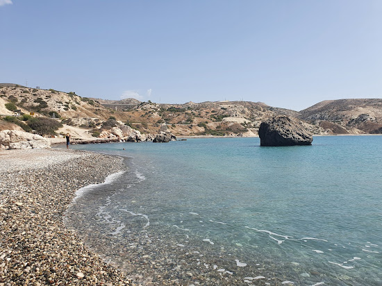 Aphrodite's rock beach
