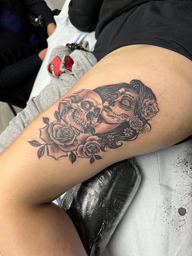 Find tattoo ideas on the chest for your next unique tattoo in Pittsburg at Delta Art & Tattoo