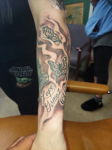 Explore inner arm tattoo ideas, creative tattoo ideas in Odessa, available at Little Dragon Tattoos Studio