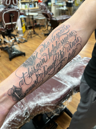 Explore butcher tattoo ideas, creative tattoo ideas in Spokane, available at DZ INK TATTOO PARLOR