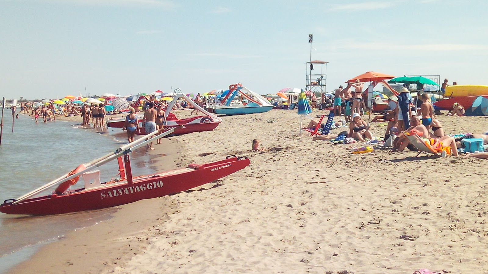 Valokuva Spiaggia di Comacchioista. - suosittu paikka rentoutumisen tuntijoille