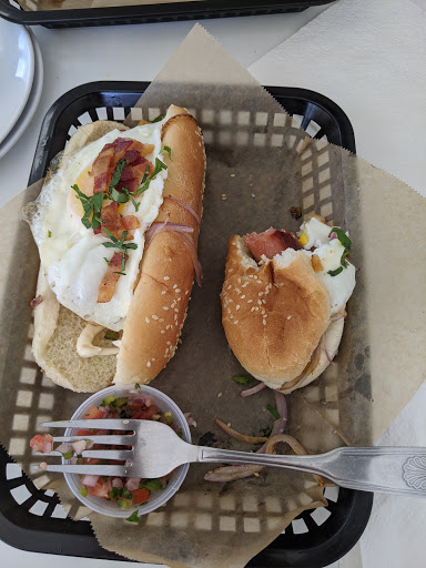 Breakfast hot dog