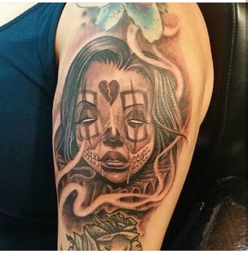 Explore only the strong survive tattoo ideas, creative tattoo ideas in Wichita Falls, available at Firme Copias Tattoo shop