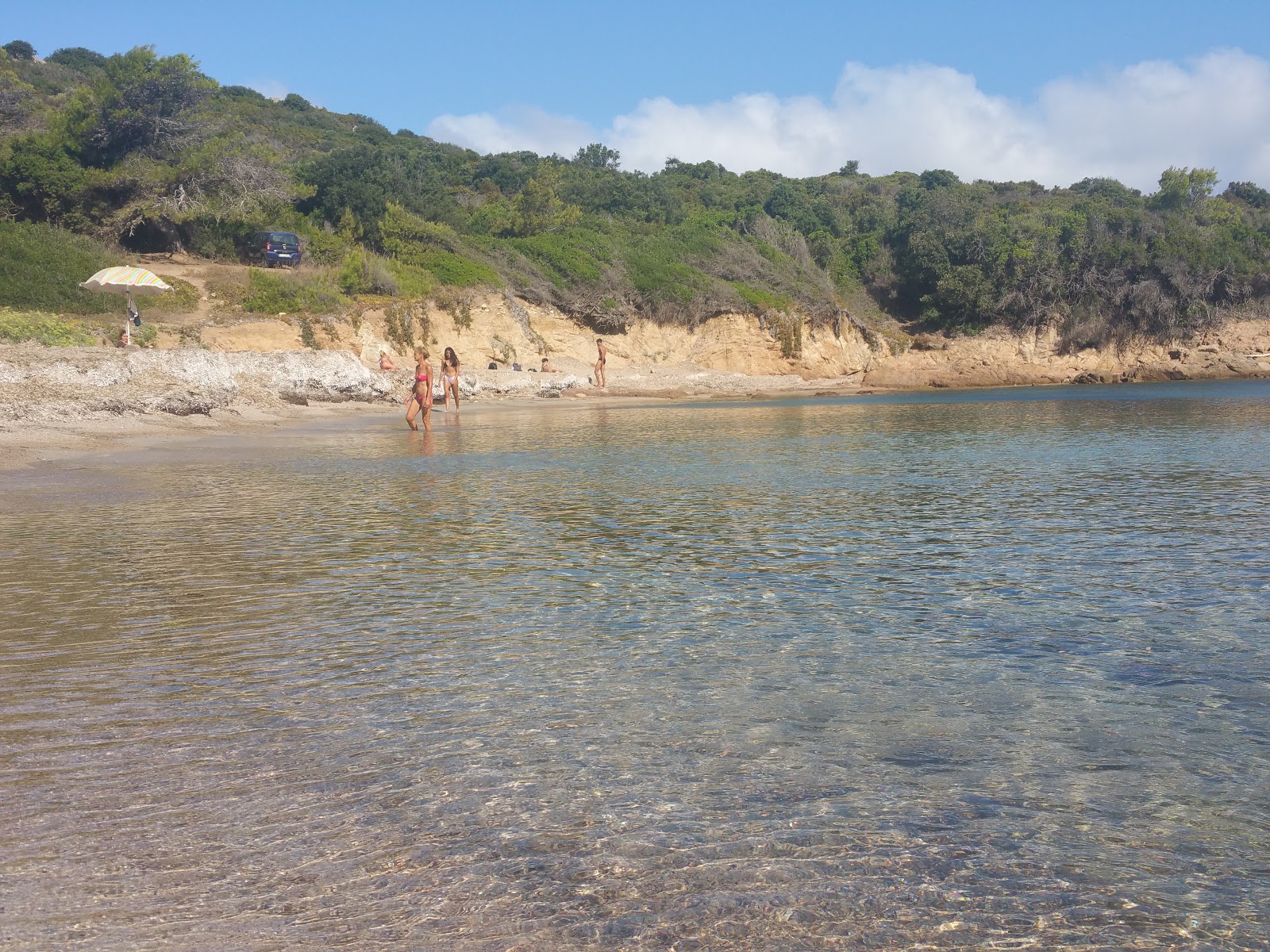 Foto van Spiaggia Cala Sambuco wilde omgeving