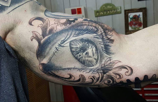 Explore comet tattoo ideas, creative tattoo ideas in Hastings, available at Black Diamond Tattoo