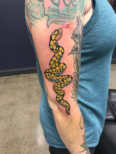 Explore iris tattoo ideas, creative tattoo ideas in Knoxville, available at Black Moth Collective Tattoo