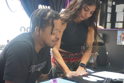 Explore book lovers tattoo ideas, creative tattoo ideas in Las Vegas, available at Work of Art Tattoo and Piercing