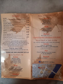 Menu / carte de Le Kashmir à Verdun