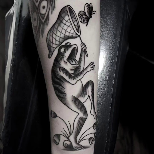 Explore tattoo ideas for back of shoulder, creative tattoo ideas in Calhoun, available at A Sailors Grave Tattoo Parlor