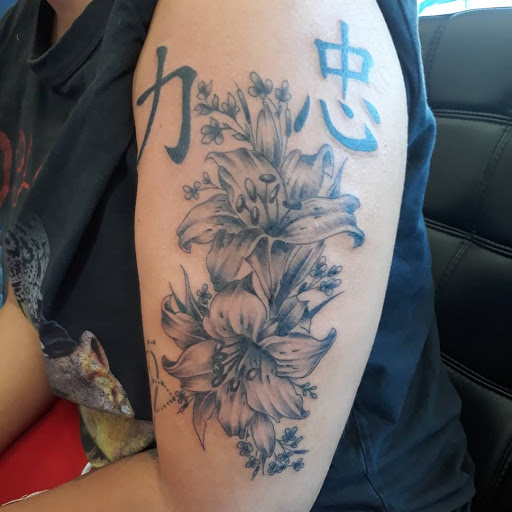 Explore knitting tattoo ideas, creative tattoo ideas in Brentwood, available at Ink Addiction