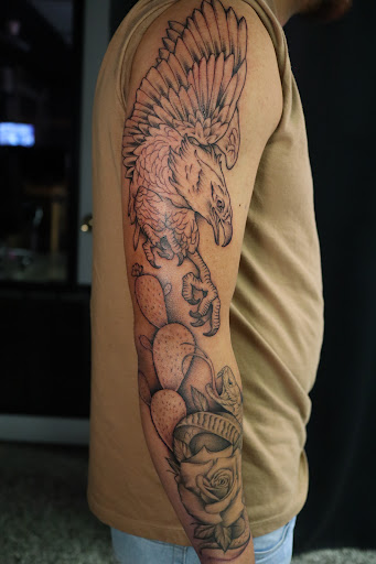 Explore evil tattoo ideas, creative tattoo ideas in Sanford, available at Luv Ink