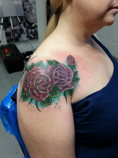 Explore fall leaf tattoo ideas, creative tattoo ideas in Spencer, available at Ink Envy Tattoo And Body Piercing