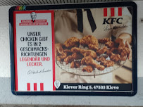 Restaurant de volaille Kentucky Fried Chicken à Kleve (la carte)