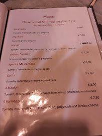 Menu du Pesto E Mortaio à Brugnato