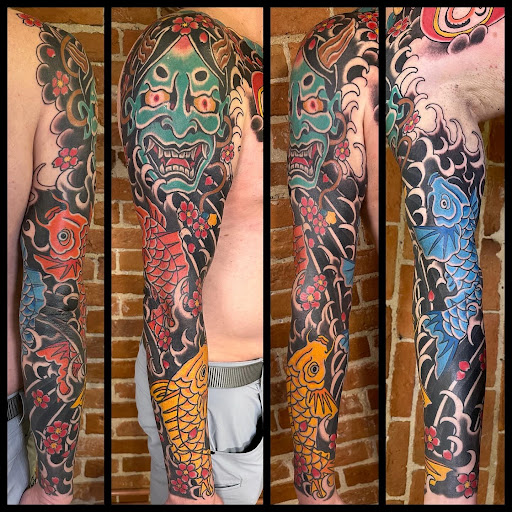 Explore texas tattoo ideas, creative tattoo ideas in Buffalo, available at The Tilted Rose Tattoo