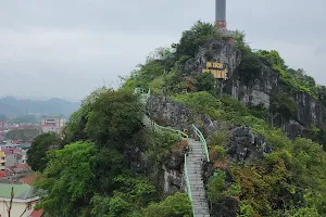 Flag pole on Phai Ve Mountain image