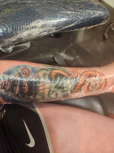 Explore grim reaper tattoo ideas, creative tattoo ideas in Hesperia, available at Black Anchor Collective