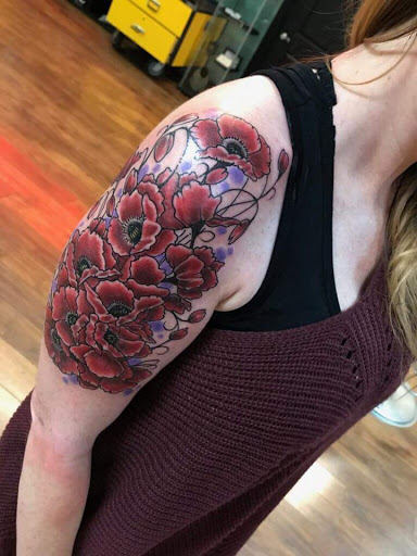 Explore pisces zodiac tattoo ideas, creative tattoo ideas in Flint, available at Electric Chair Tattoo