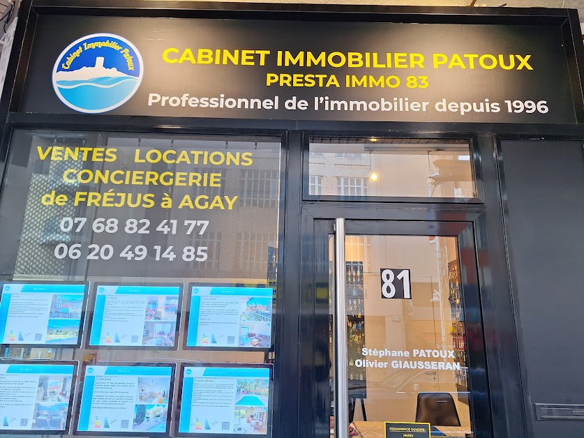 Cabinet Immobilier Patoux à Saint-Raphaël (Var 83)
