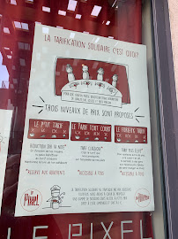 Menu / carte de Le Pixel, café-restaurant associatif et culturel à Besançon