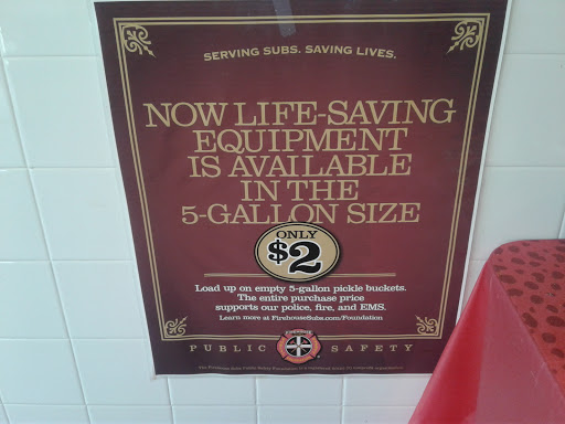 Sandwich Shop «Firehouse Subs», reviews and photos, 15892 South La Grange Road, Orland Park, IL 60462, USA
