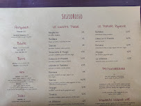 Menu / carte de SfizioRosso à Tortona