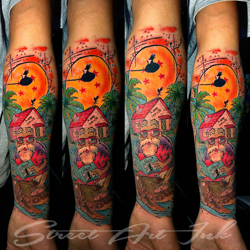 Explore tattoo ideas arm, creative tattoo ideas in Trenton, available at Street Art Ink