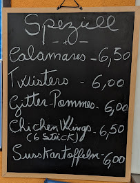 Menu / carte de Kiosk à Kaltenkirchen