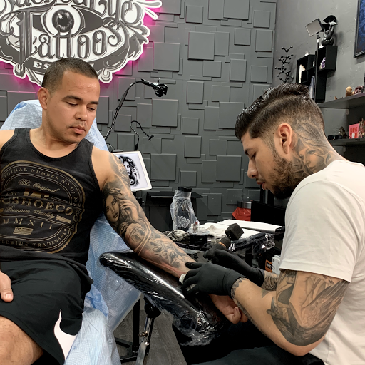 Explore mens leg sleeve tattoo ideas, creative tattoo ideas in Hollywood, available at Sacred Eye Tattoos