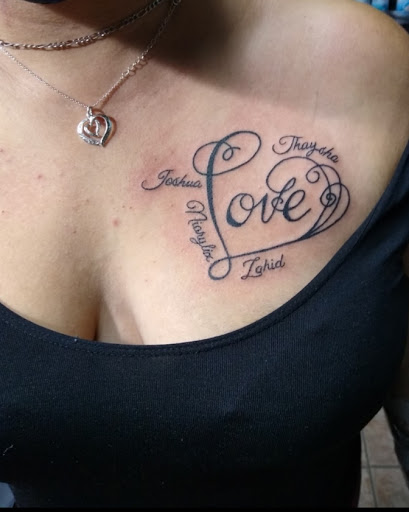 Explore clavicle tattoo ideas, creative tattoo ideas in Bethlehem, available at Southside Ink
