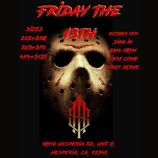 Explore red hand tattoo ideas, creative tattoo ideas in Hesperia, available at Inceptive Art Studio