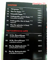 Restaurant de plats à emporter Quoc Thai à Offenburg - menu / carte