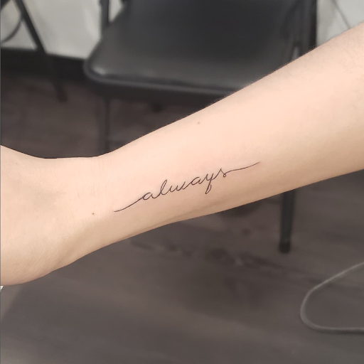 Explore easy small tattoo ideas, creative tattoo ideas in Orange, available at Three Diamonds Tattoo